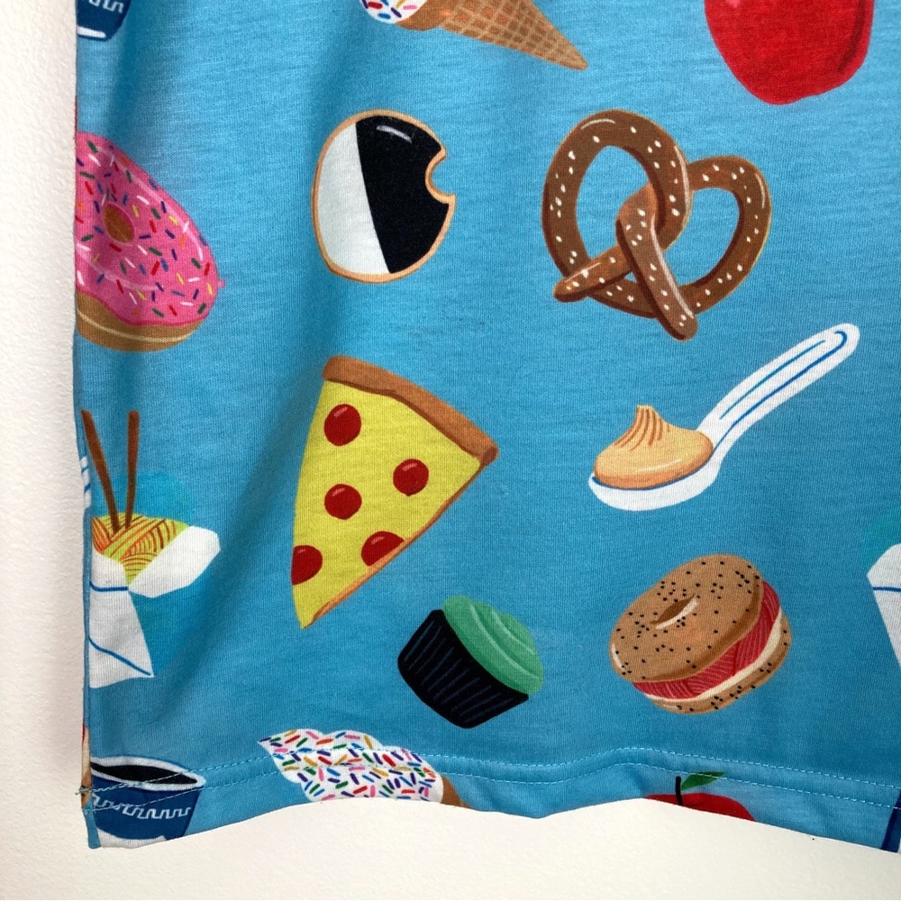 PAOM Print All Over Me NYC Edition Food Theme T-shirt Unisex XS - Picture 11 of 12